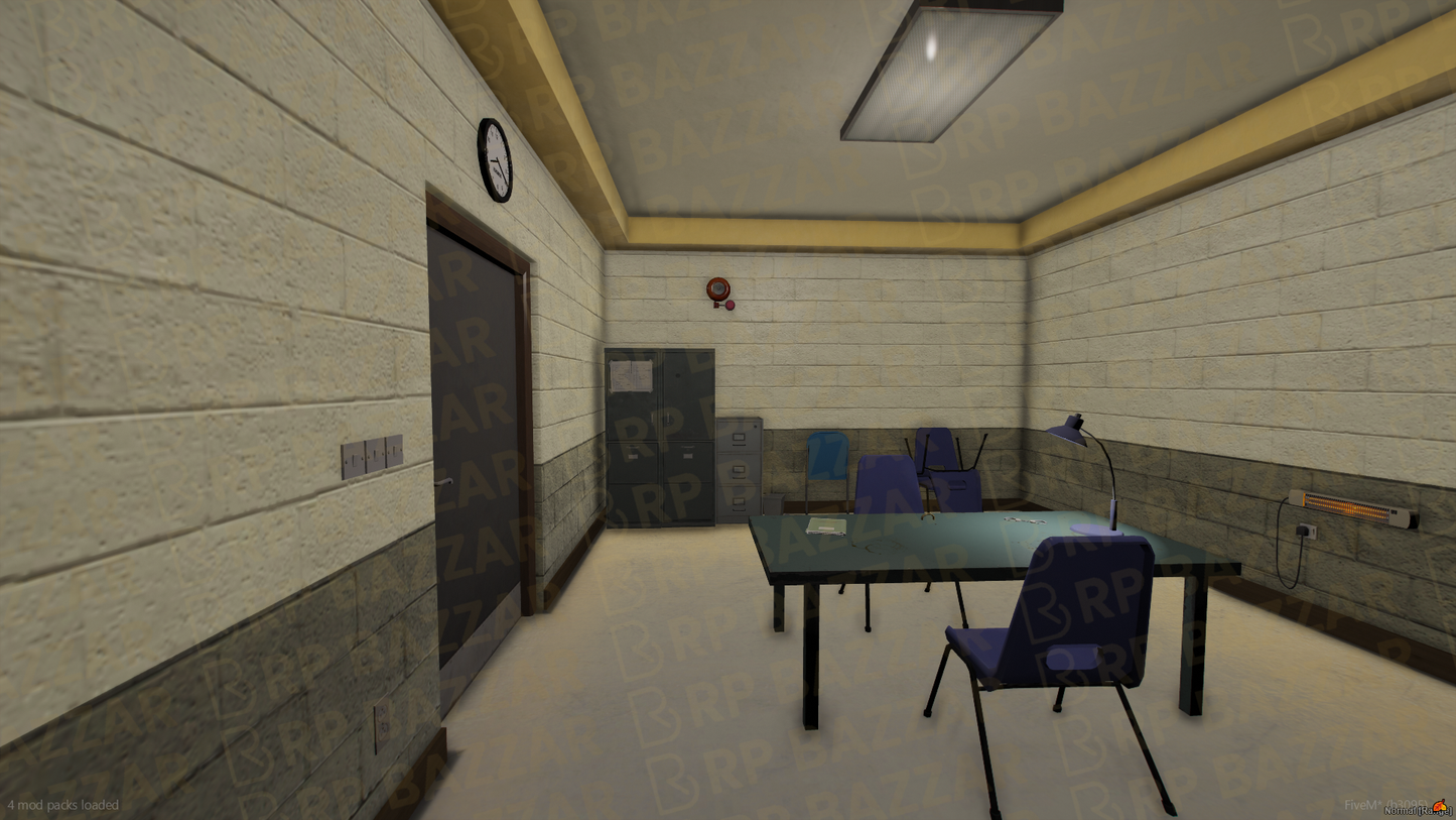 Guardian Police Station FiveM MLO — GTA RP Interior — ESX QB QBOX — RPBazzar