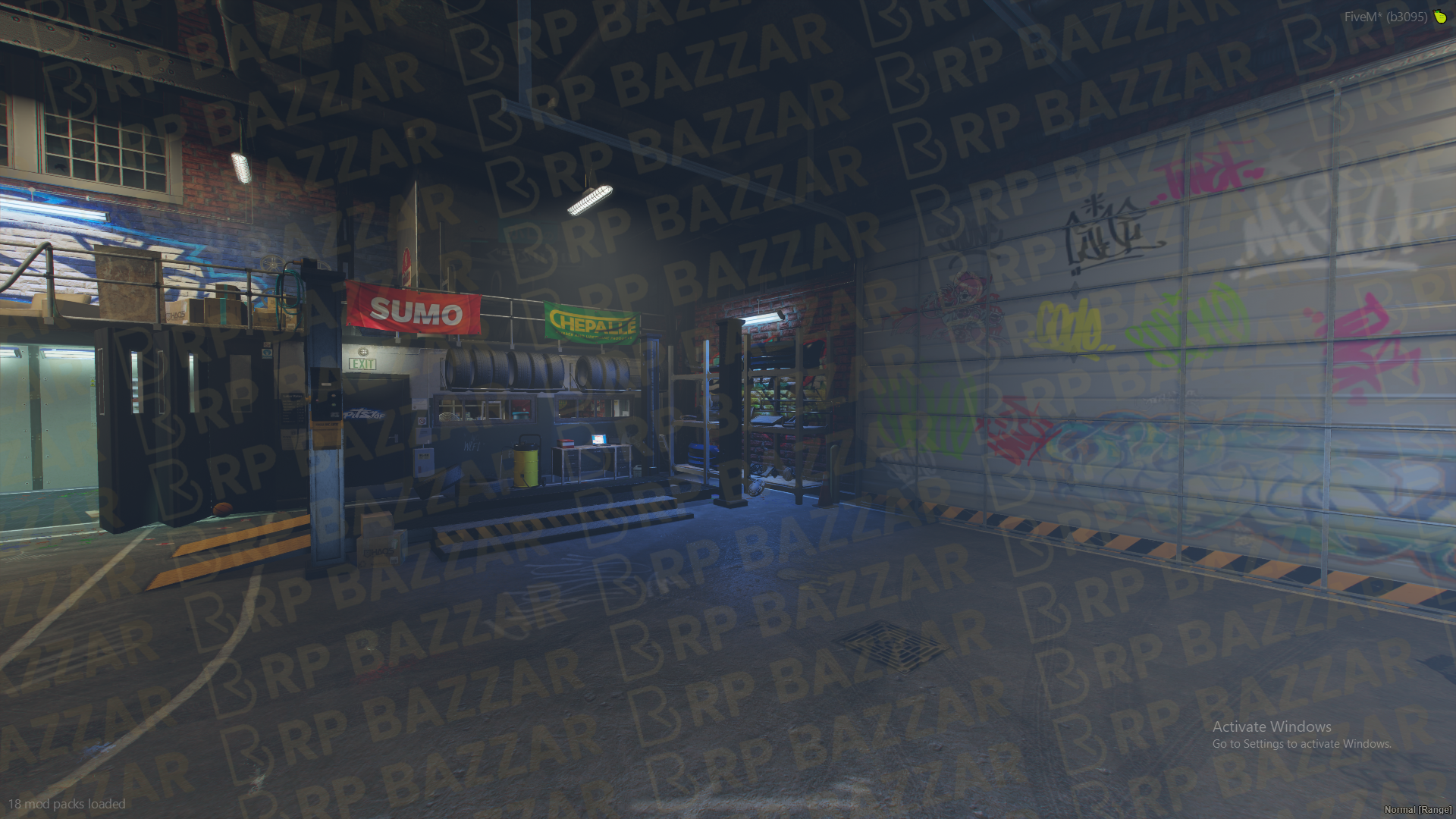 Rough Mechanic Shop FiveM MLO — GTA RP Interior — ESX QB QBOX — RPBazzar