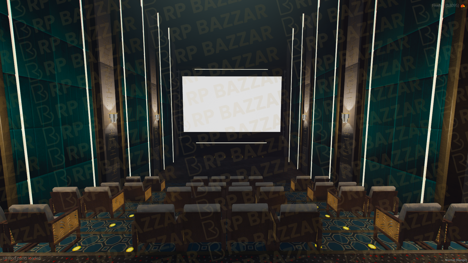 Retro Cinema FiveM MLO — GTA RP Interior — ESX QB QBOX — RPBazzar