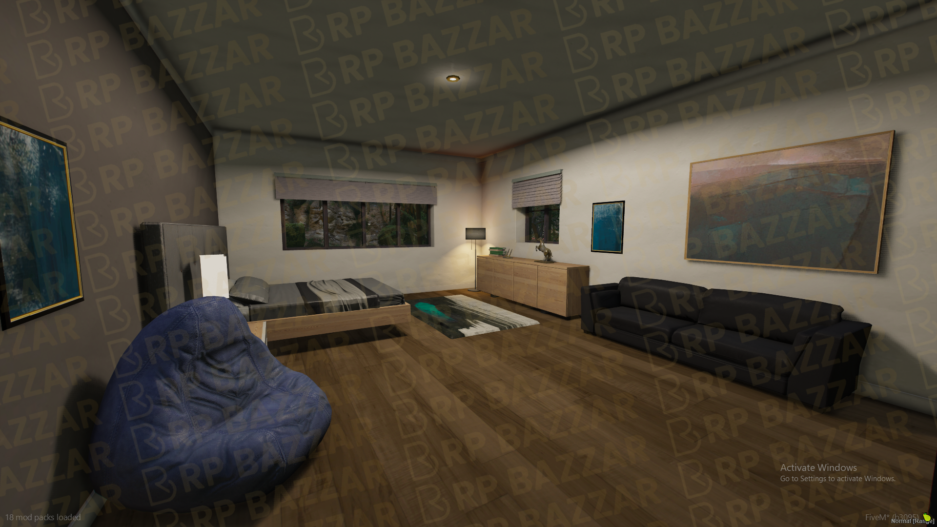 Lakeside House FiveM MLO — GTA RP Interior — ESX QB QBOX — RPBazzar