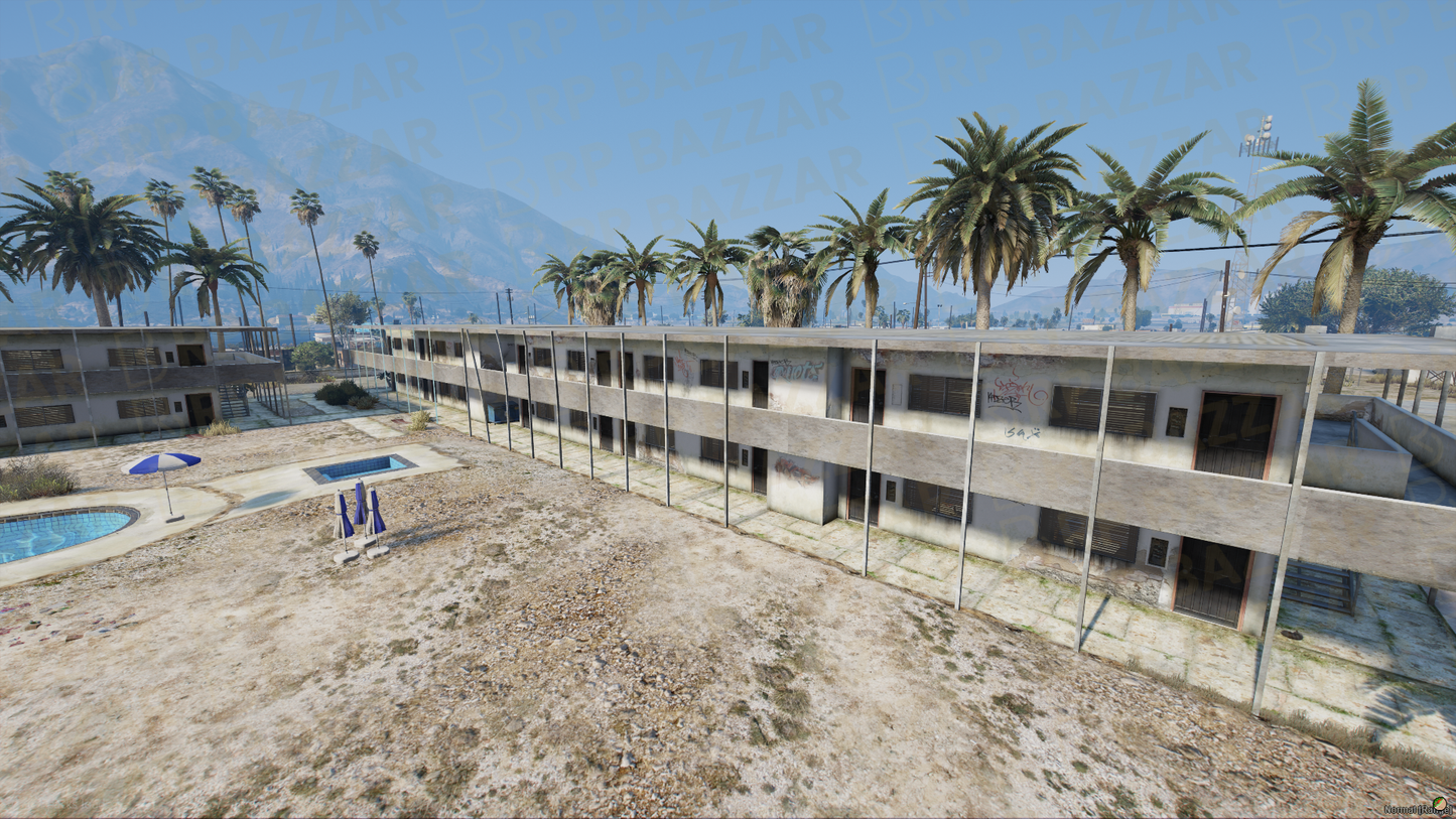 Roadside Motel FiveM MLO — GTA RP Interior — ESX QB QBOX — RPBazzar