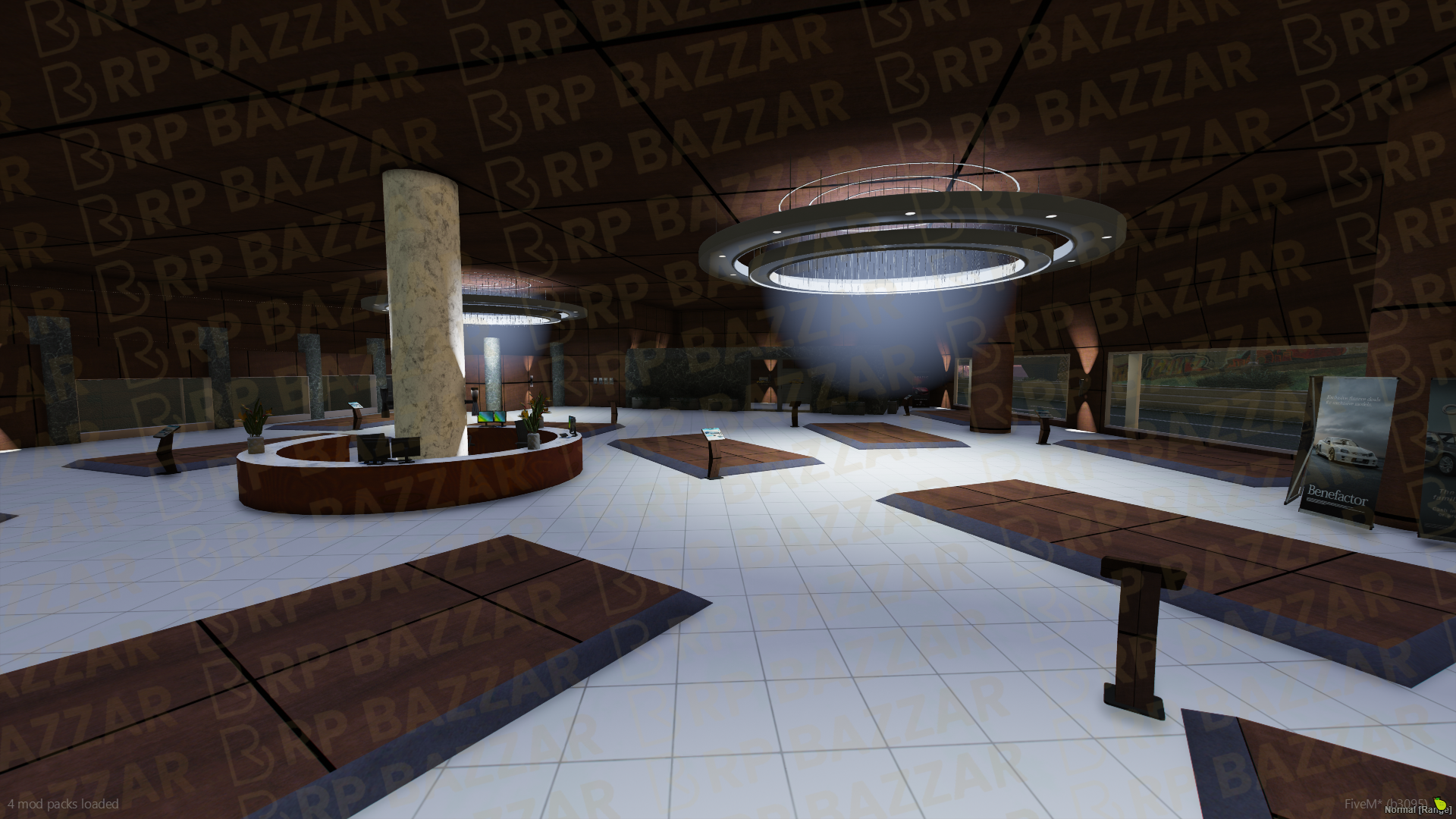 Iconic Vehicle Shop FiveM MLO — GTA RP Interior — ESX QB QBOX — RPBazzar