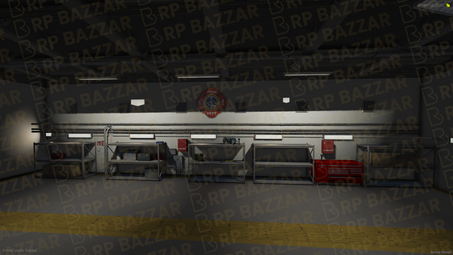 Vigilant Fire Department FiveM MLO — GTA RP Interior — ESX QB QBOX — RPBazzar