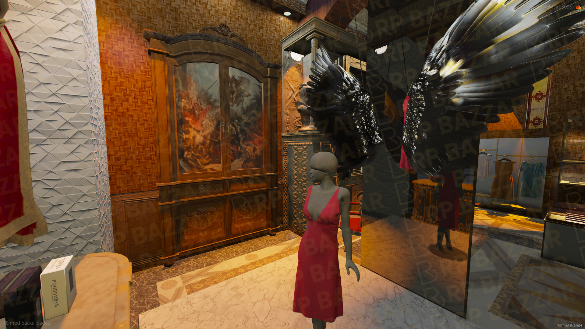Designer Clothing Store FiveM MLO — GTA RP Interior — ESX QB QBOX — RPBazzar