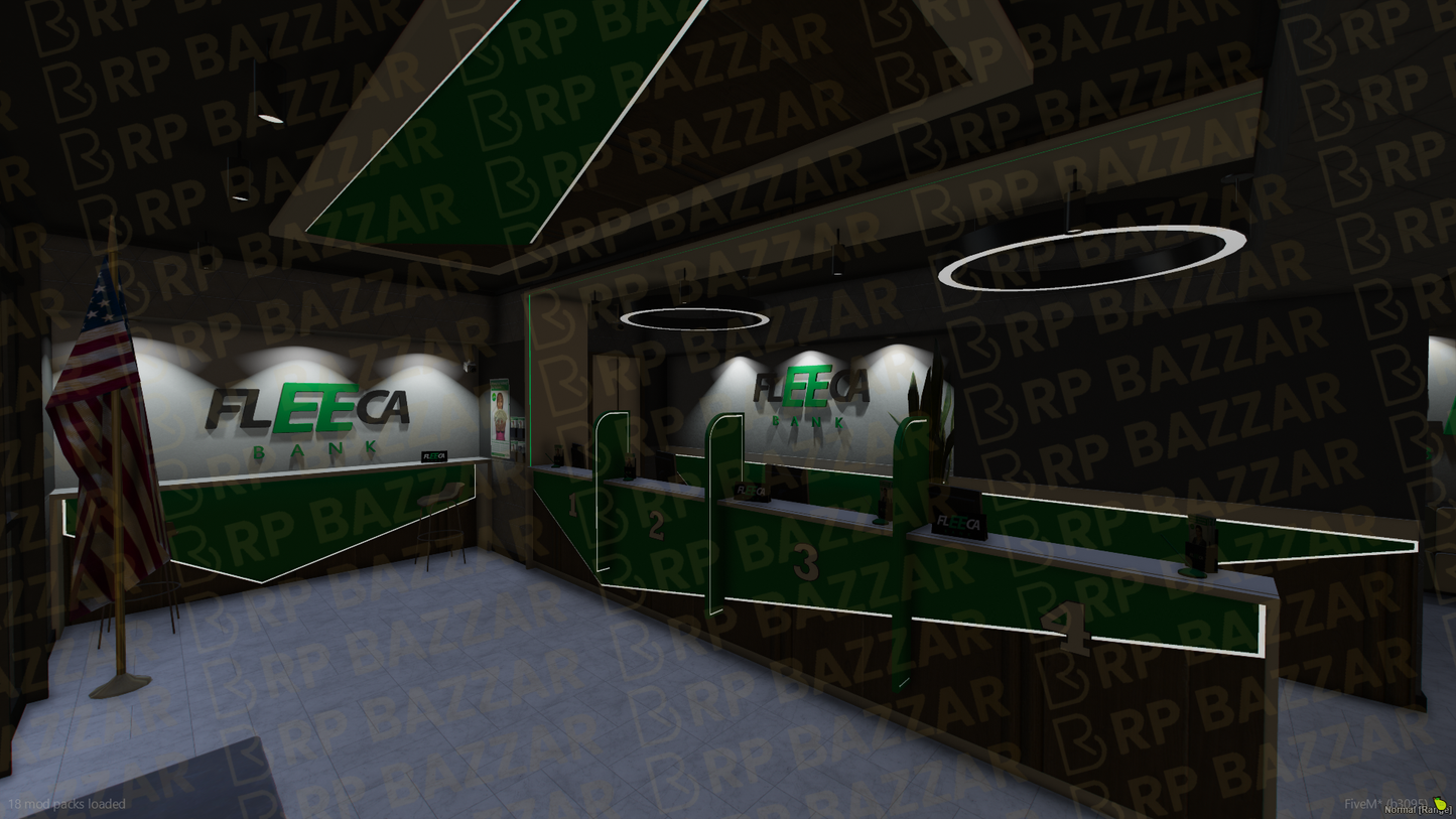 Crown Bank FiveM MLO — GTA RP Interior — ESX QB QBOX — RPBazzar