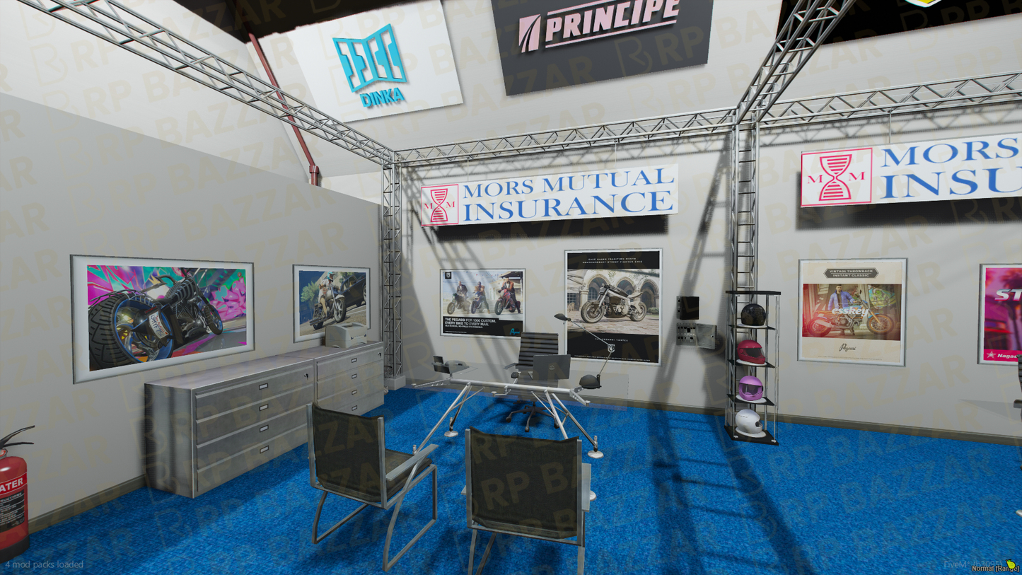 Slick Vehicle Shop FiveM MLO — GTA RP Interior — ESX QB QBOX — RPBazzar