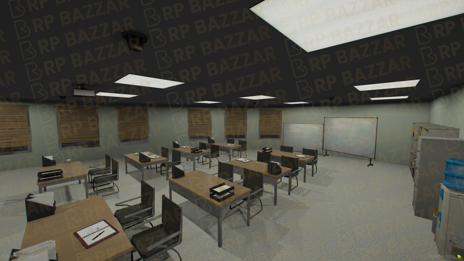 Sentinel Police Station FiveM MLO — GTA RP Interior — ESX QB QBOX — RPBazzar