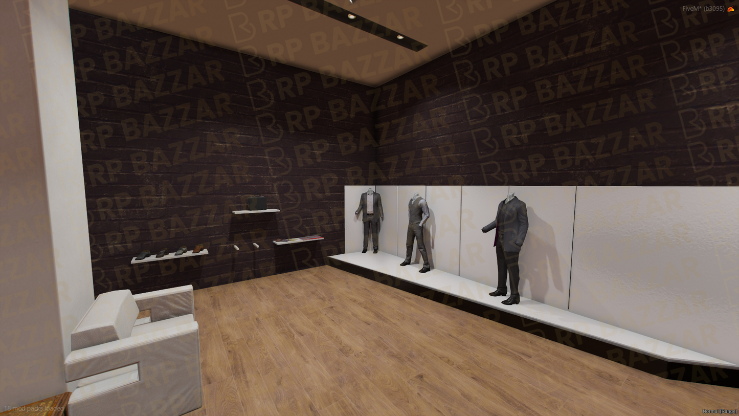 Chic Clothing Store FiveM MLO — GTA RP Interior — ESX QB QBOX — RPBazzar