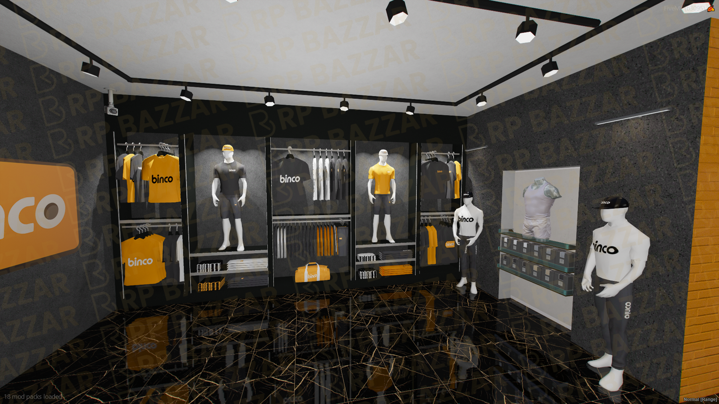 Fashion Clothing Store FiveM MLO — GTA RP Interior — ESX QB QBOX — RPBazzar