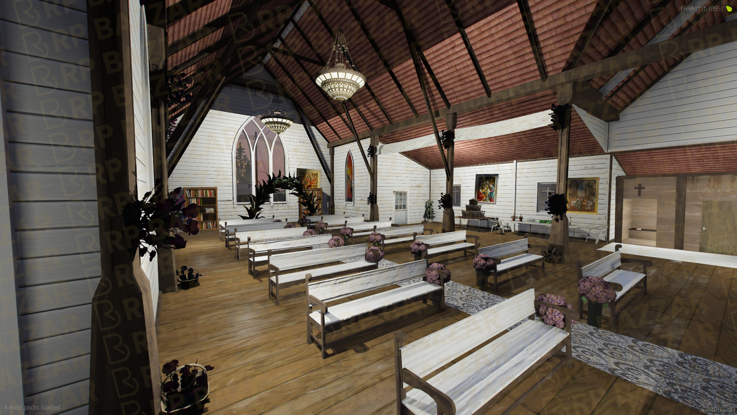 Quiet Church FiveM MLO — GTA RP Interior — ESX QB QBOX — RPBazzar