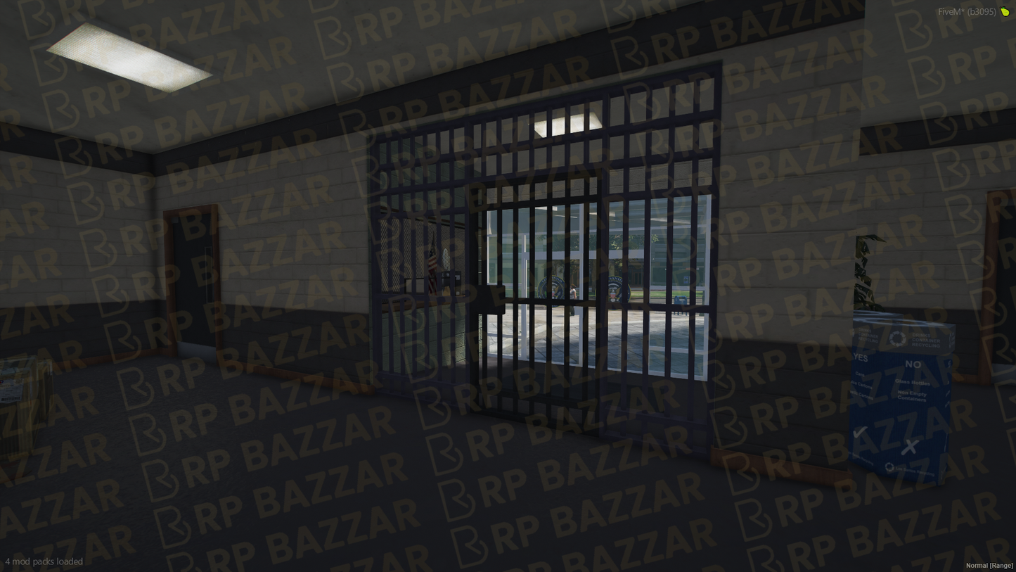 Vanguard Police Station FiveM MLO — GTA RP Interior — ESX QB QBOX — RPBazzar