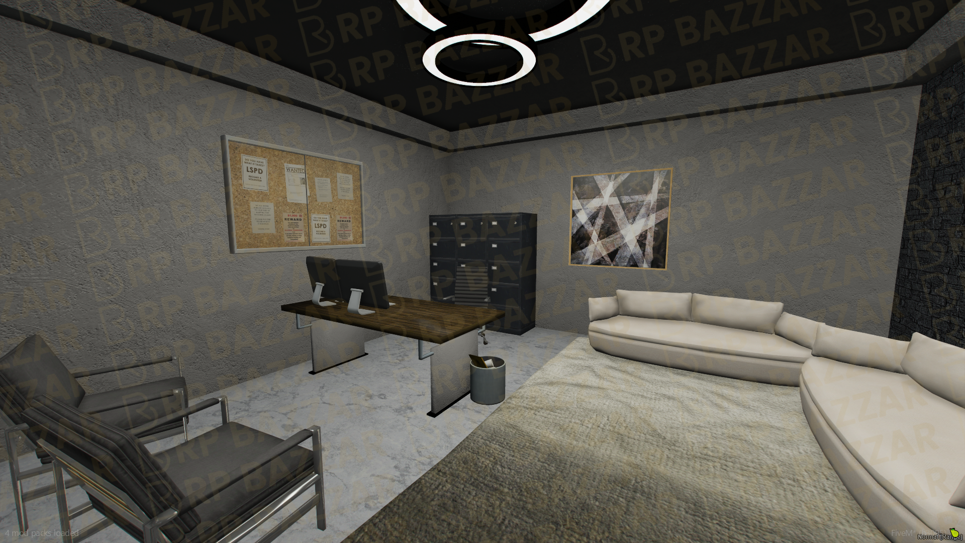 Riot Police Station FiveM MLO — GTA RP Interior — ESX QB QBOX — RPBazzar