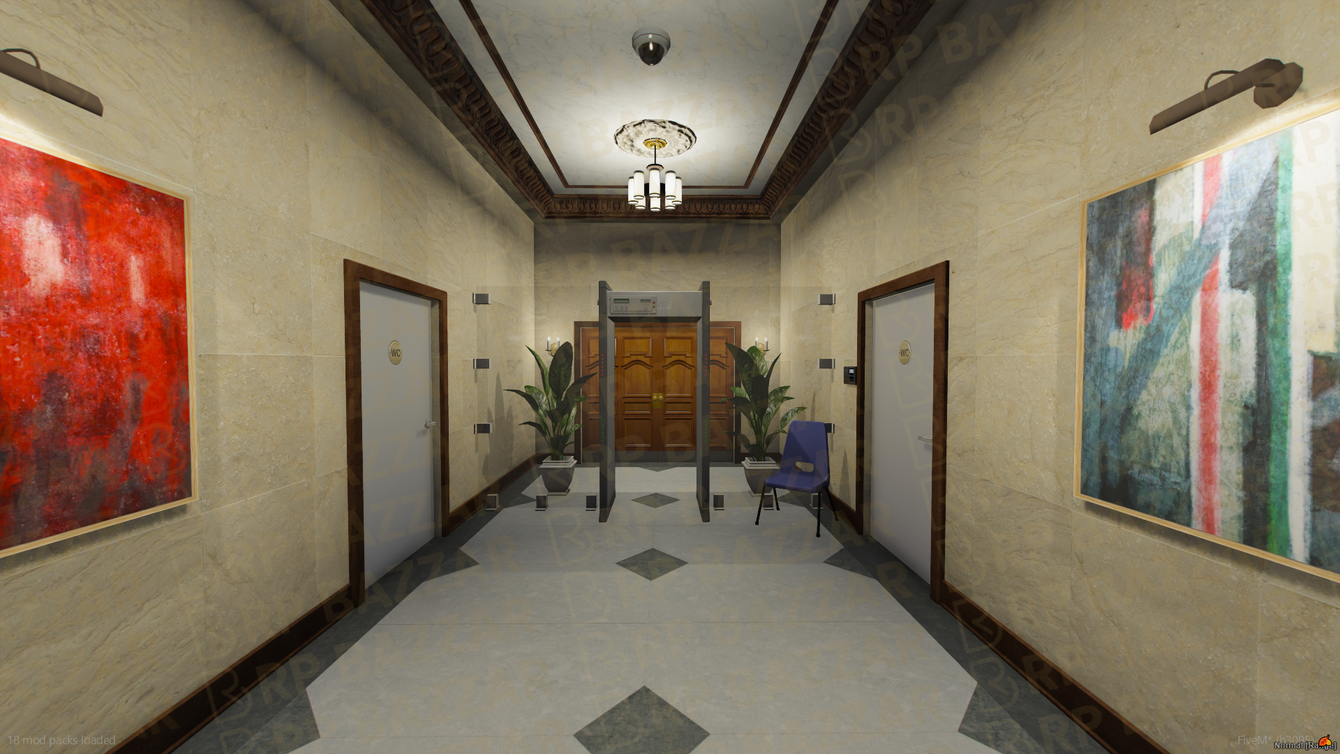 Modern CityHall FiveM MLO — GTA RP Interior — ESX QB QBOX — RPBazzar