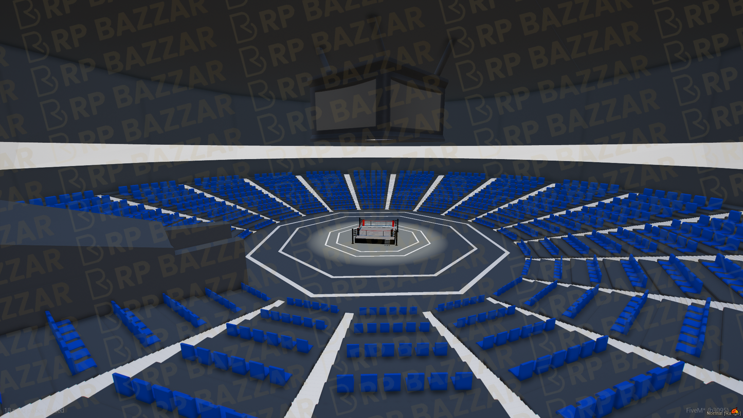 Brawl Boxing Ring FiveM MLO — GTA RP Interior — ESX QB QBOX — RPBazzar