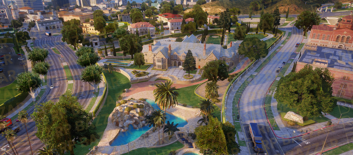 Urban Mansion FiveM MLO — GTA RP Interior — ESX QB QBOX — RPBazzar