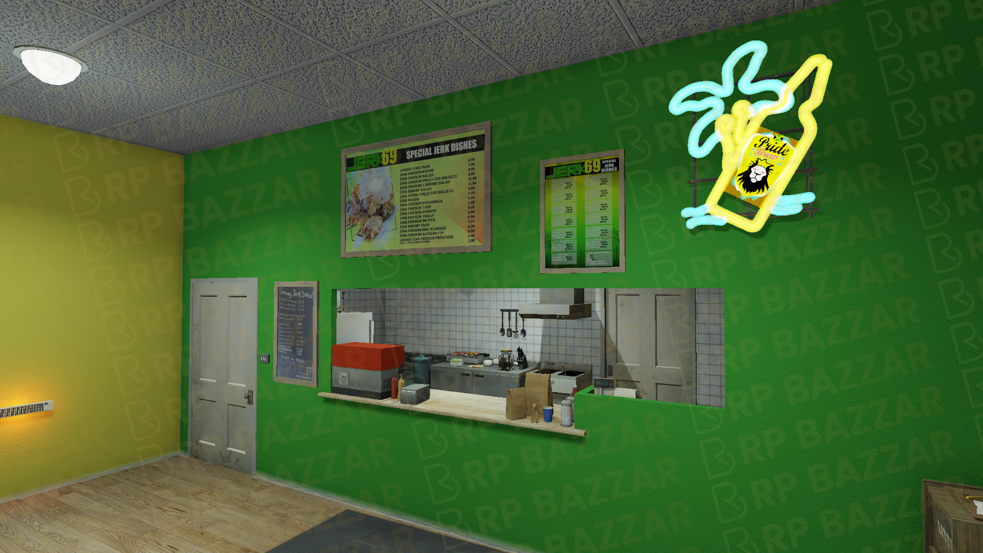 Vintage Eatery FiveM MLO — GTA RP Interior — ESX QB QBOX — RPBazzar