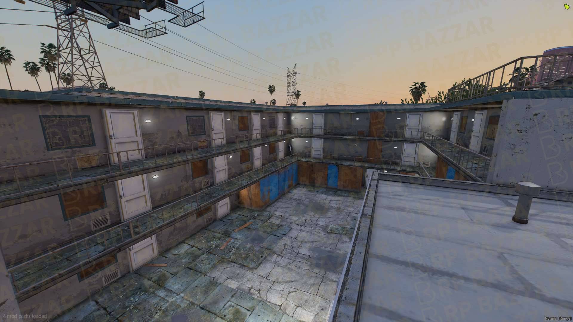 Vintage Motel FiveM MLO — GTA RP Interior — ESX QB QBOX — RPBazzar