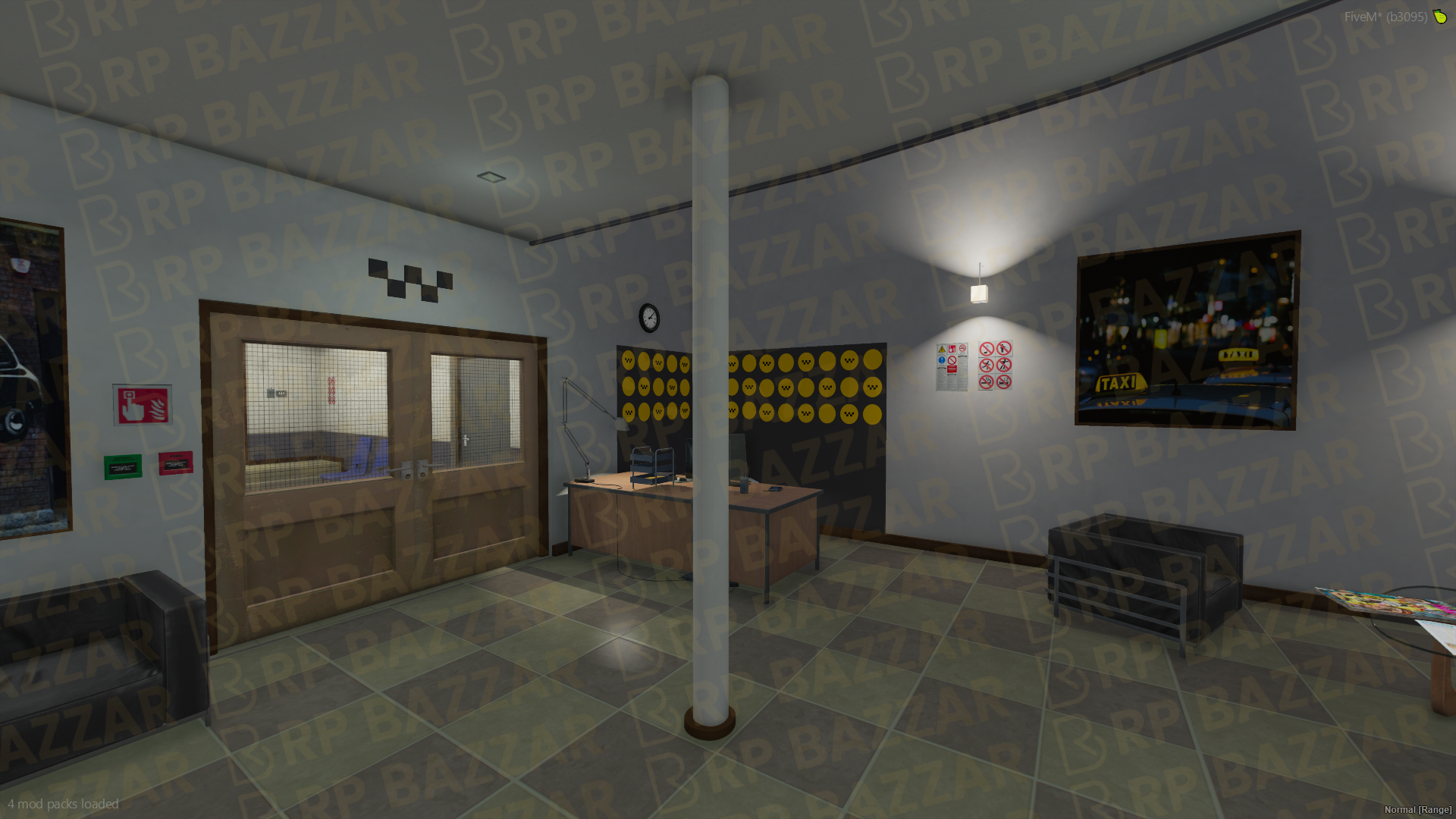 009.Taxi Depot FiveM MLO — rpbazzar