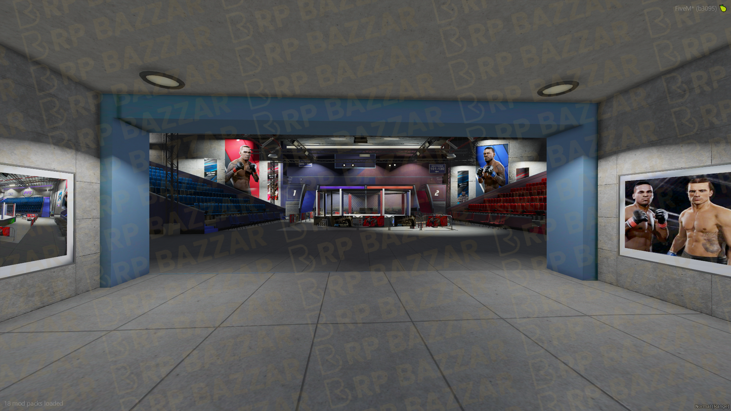 Brutal Boxing Ring FiveM MLO — GTA RP Interior — ESX QB QBOX — RPBazzar