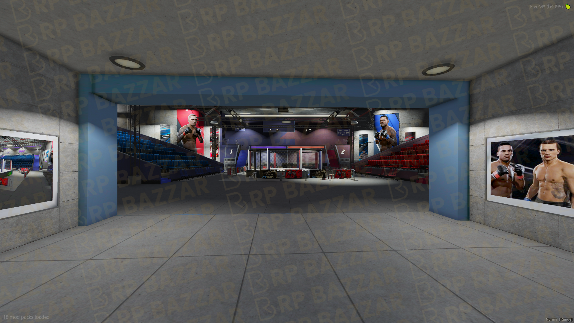 Brutal Boxing Ring FiveM MLO — GTA RP Interior — ESX QB QBOX — RPBazzar