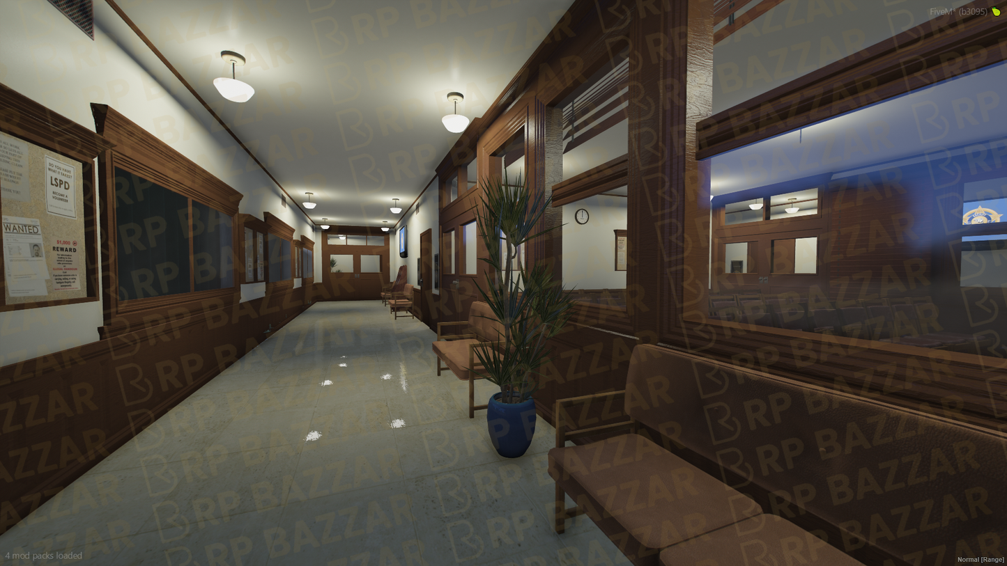 Westside Police Station FiveM MLO — GTA RP Interior — ESX QB QBOX — RPBazzar
