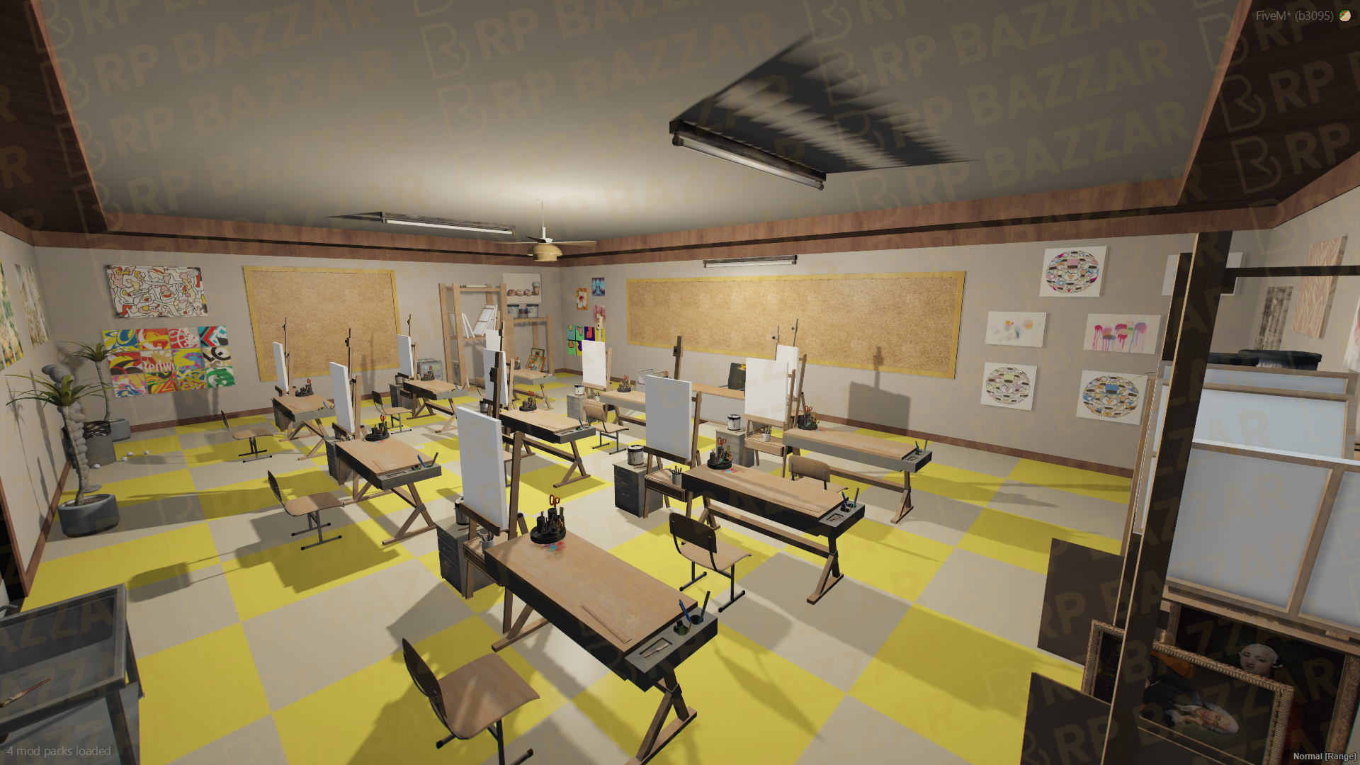 Historic School & University FiveM MLO — GTA RP Interior — ESX QB QBOX — RPBazzar