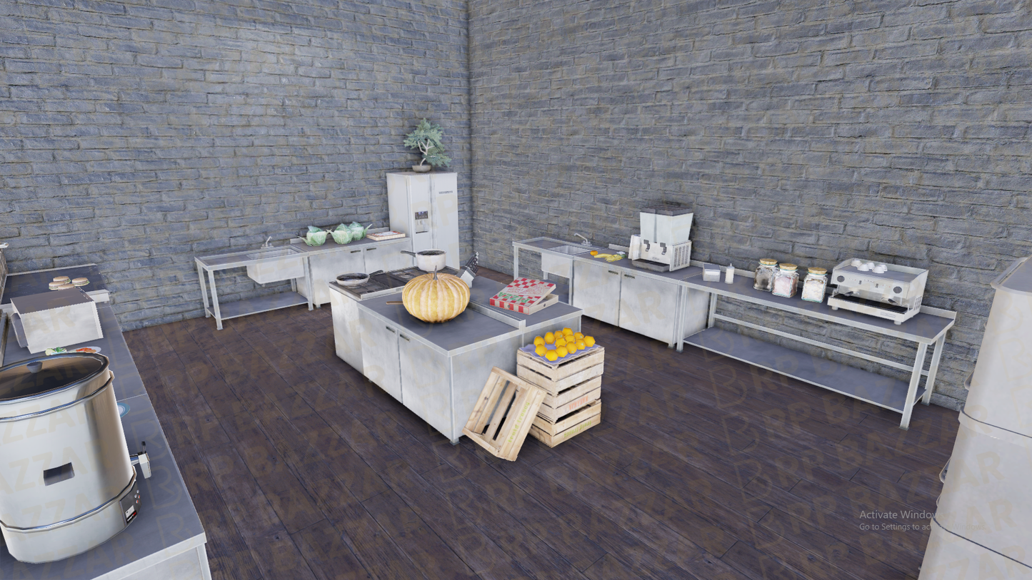 Retro Diner FiveM MLO — GTA RP Interior — ESX QB QBOX — RPBazzar