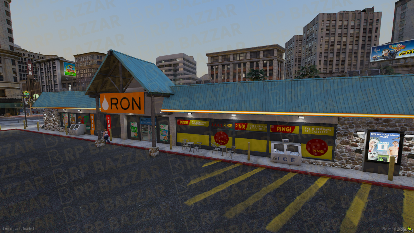 Vibrant Legion Square FiveM MLO — GTA RP Interior — ESX QB QBOX — RPBazzar