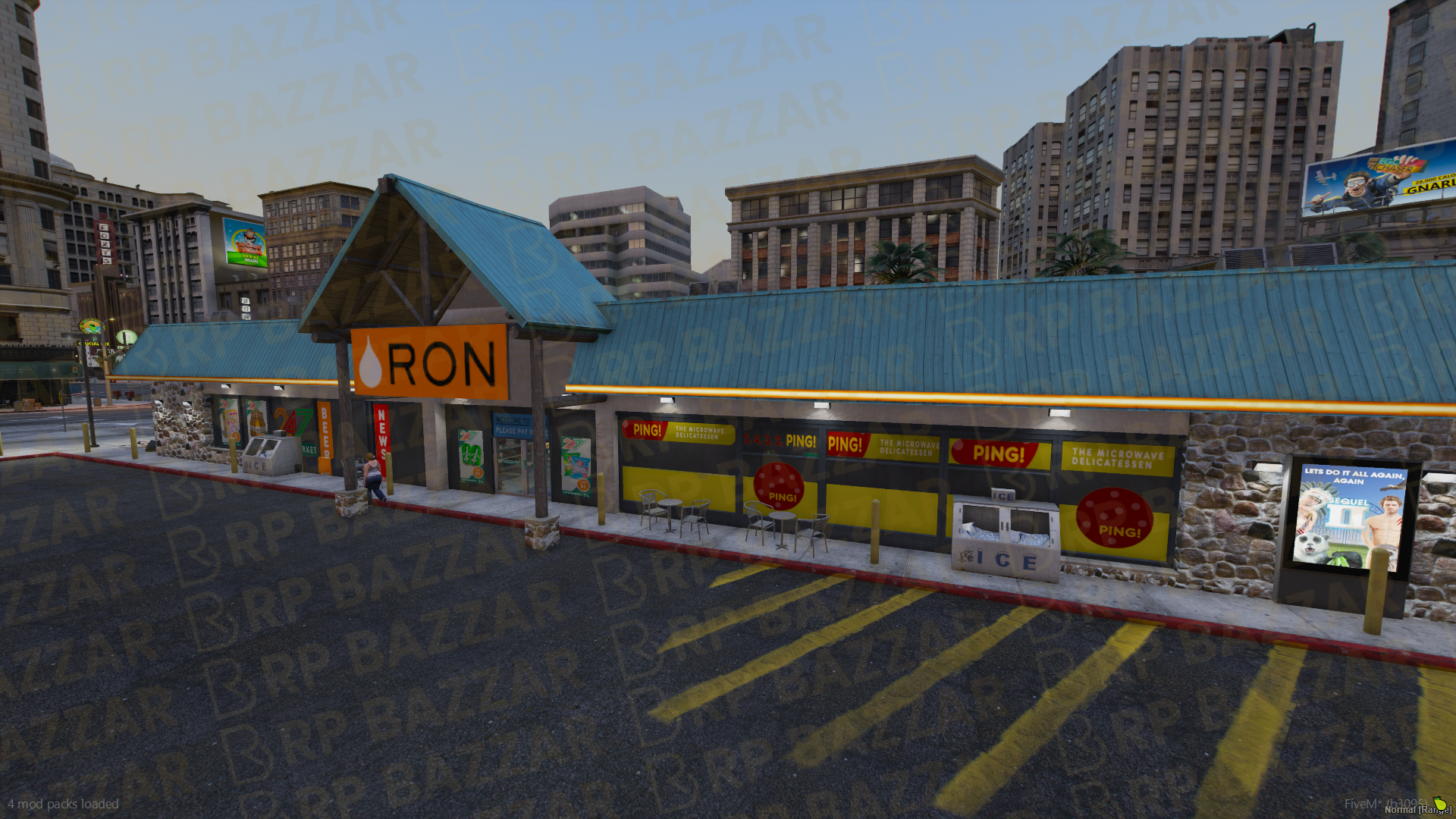 Vibrant Legion Square FiveM MLO — GTA RP Interior — ESX QB QBOX — RPBazzar