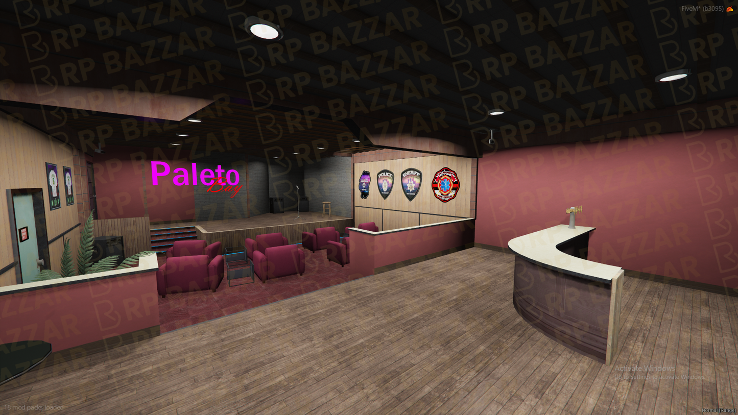 Highway Police Station FiveM MLO — GTA RP Interior — ESX QB QBOX — RPBazzar