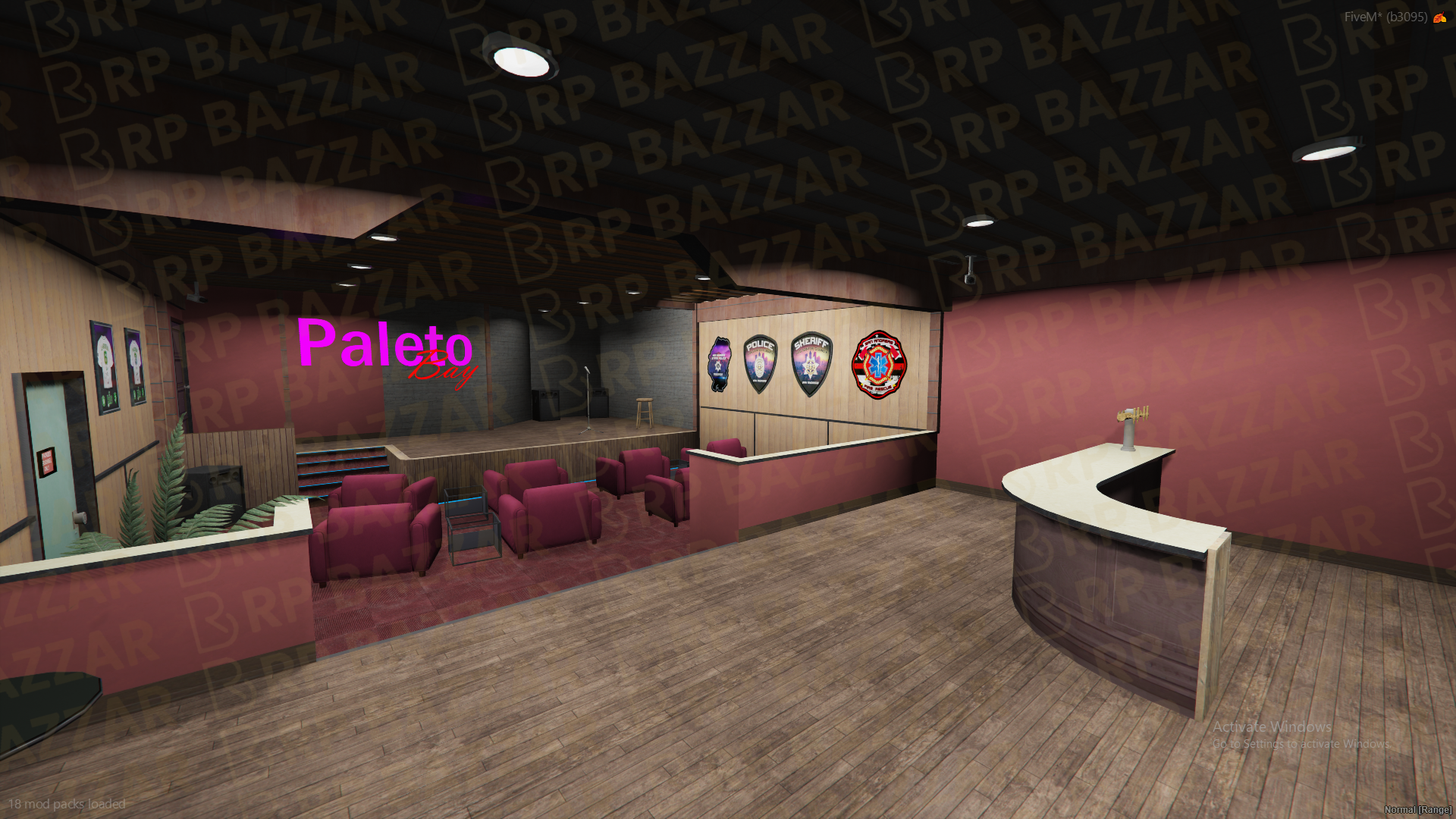 Highway Police Station FiveM MLO — GTA RP Interior — ESX QB QBOX — RPBazzar