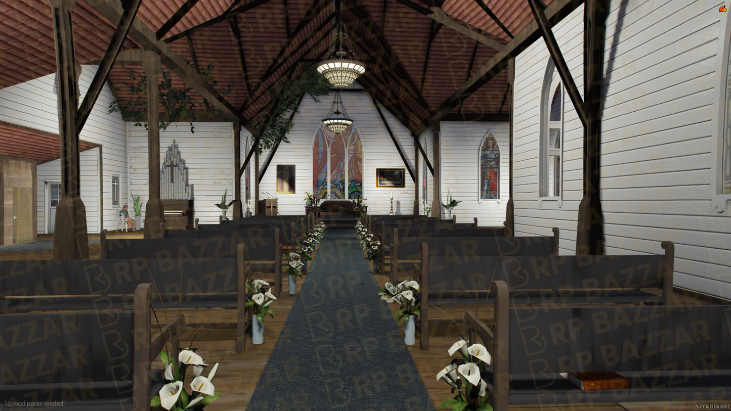 Grace Church FiveM MLO — GTA RP Interior — ESX QB QBOX — RPBazzar