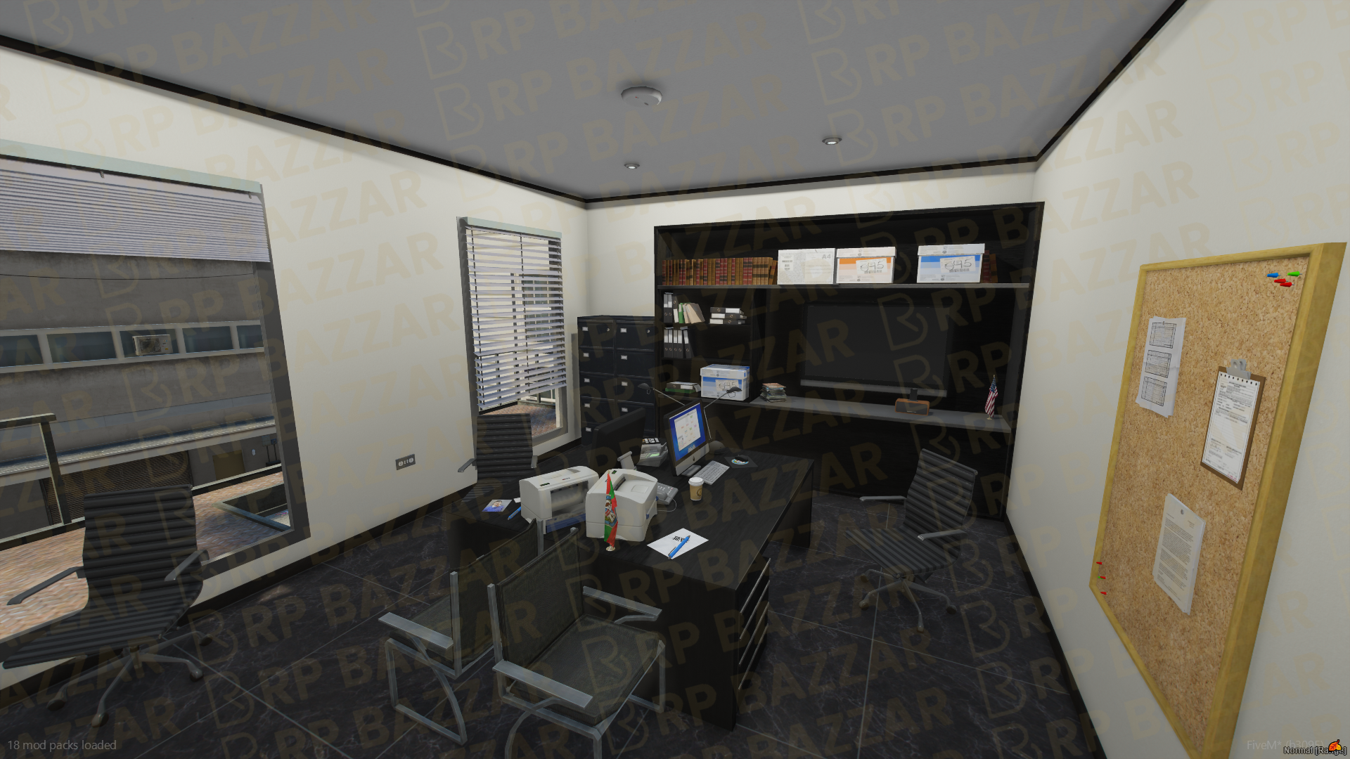 Grand CityHall FiveM MLO — GTA RP Interior — ESX QB QBOX — RPBazzar