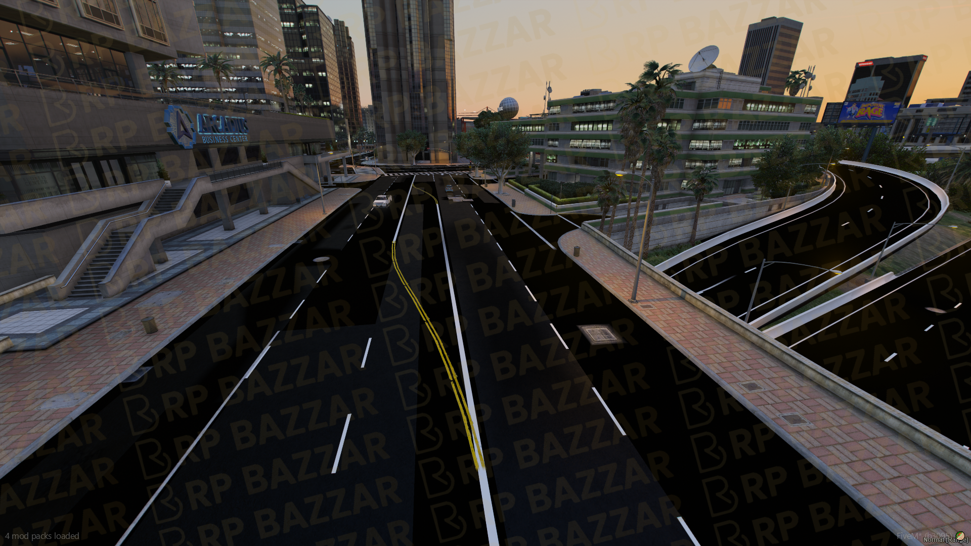 Highway Road FiveM MLO — GTA RP Road Map — ESX QB QBOX — RPBazzar