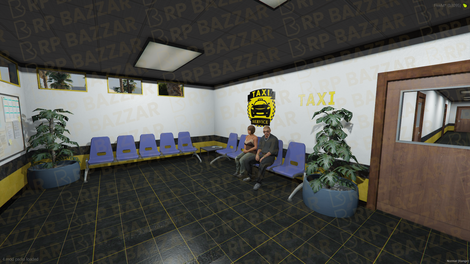 Metro Taxi Depot FiveM MLO — GTA RP Interior — ESX QB QBOX — RPBazzar