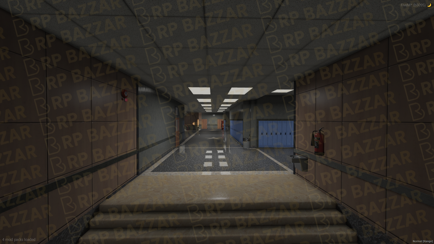 Classic School & University FiveM MLO — GTA RP Interior — ESX QB QBOX — RPBazzar