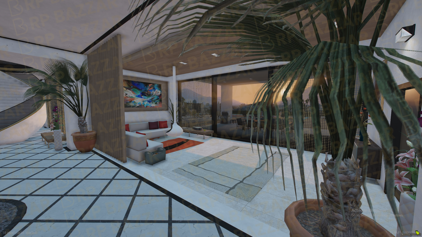 Exclusive Mansion FiveM MLO — GTA RP Interior — ESX QB QBOX — RPBazzar
