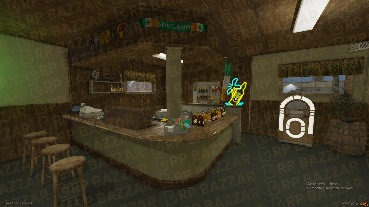 Gritty Bar FiveM MLO — GTA RP Interior — ESX QB QBOX — RPBazzar