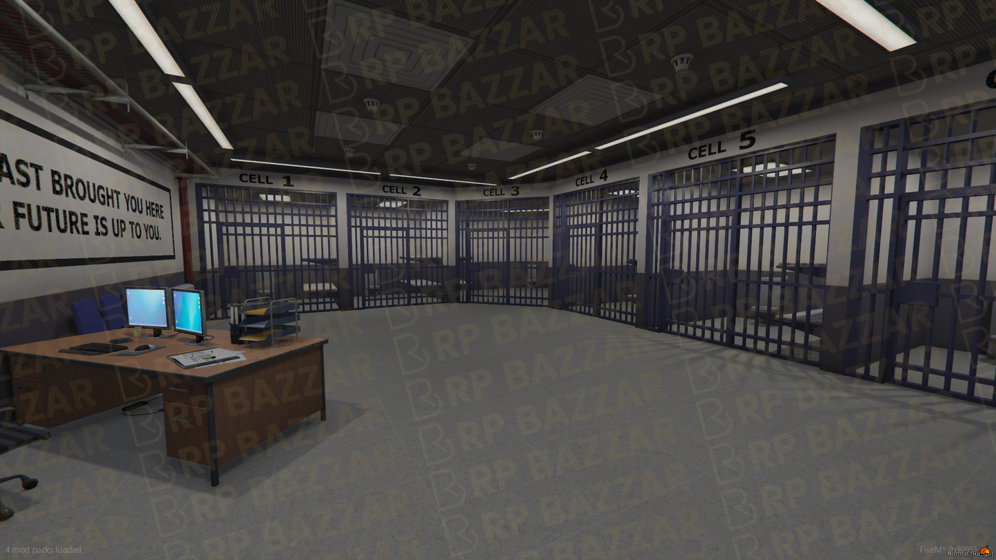 Special Ops Police Station FiveM MLO — GTA RP Interior — ESX QB QBOX — RPBazzar