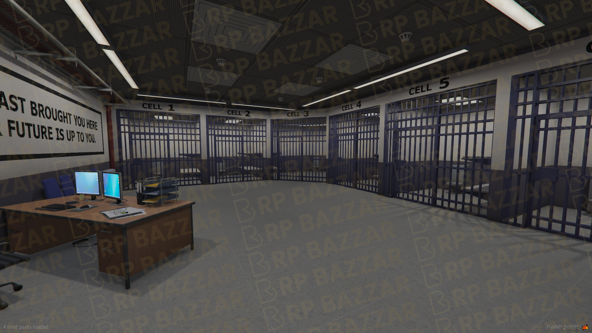 Special Ops Police Station FiveM MLO — GTA RP Interior — ESX QB QBOX — RPBazzar