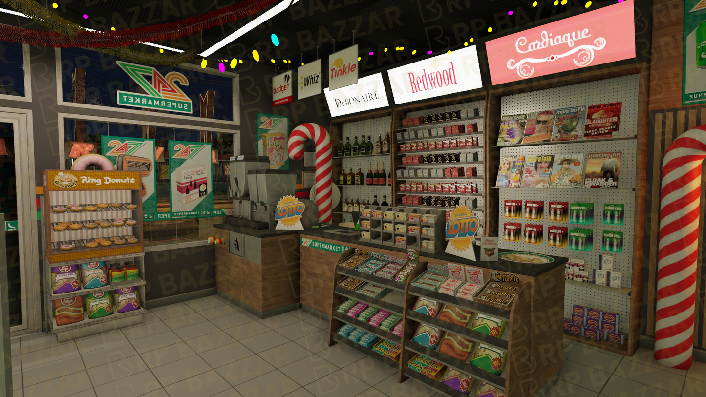 Midnight 24-7 Store FiveM MLO — GTA RP Interior — ESX QB QBOX — RPBazzar
