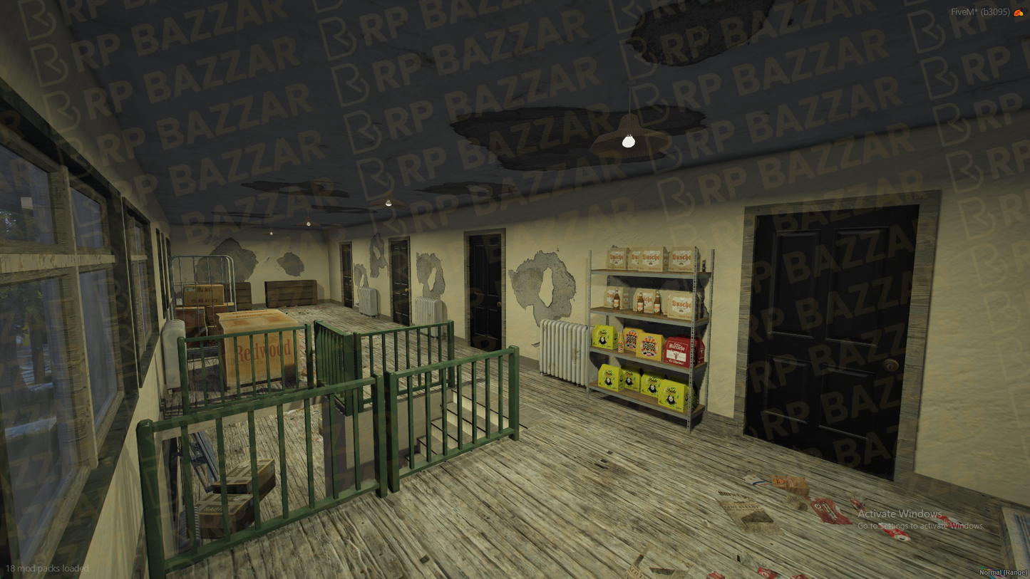 Rustic Gang Alley FiveM MLO — GTA RP Interior — ESX QB QBOX — RPBazzar