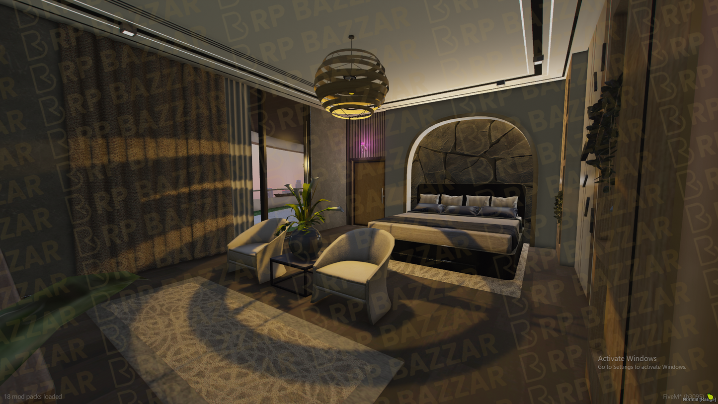 Midnight Mansion FiveM MLO — GTA RP Interior — ESX QB QBOX — RPBazzar