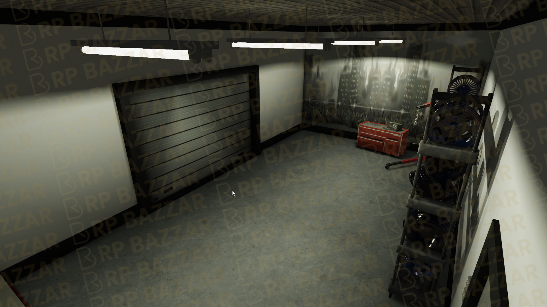 Outlaw Gang Garage FiveM MLO — GTA RP Interior — ESX QB QBOX — RPBazzar