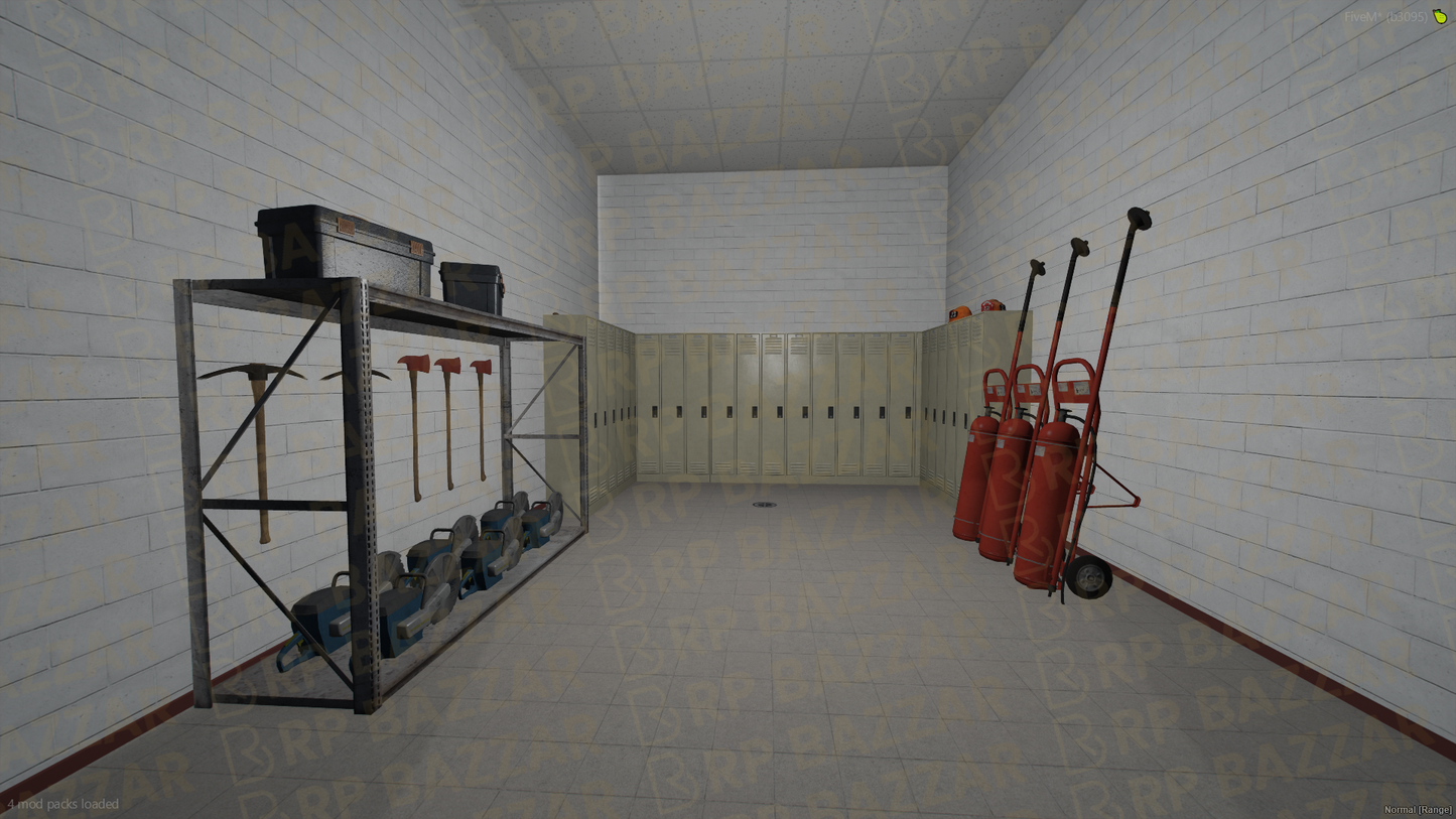 Red Fire Department FiveM MLO — GTA RP Interior — ESX QB QBOX — RPBazzar