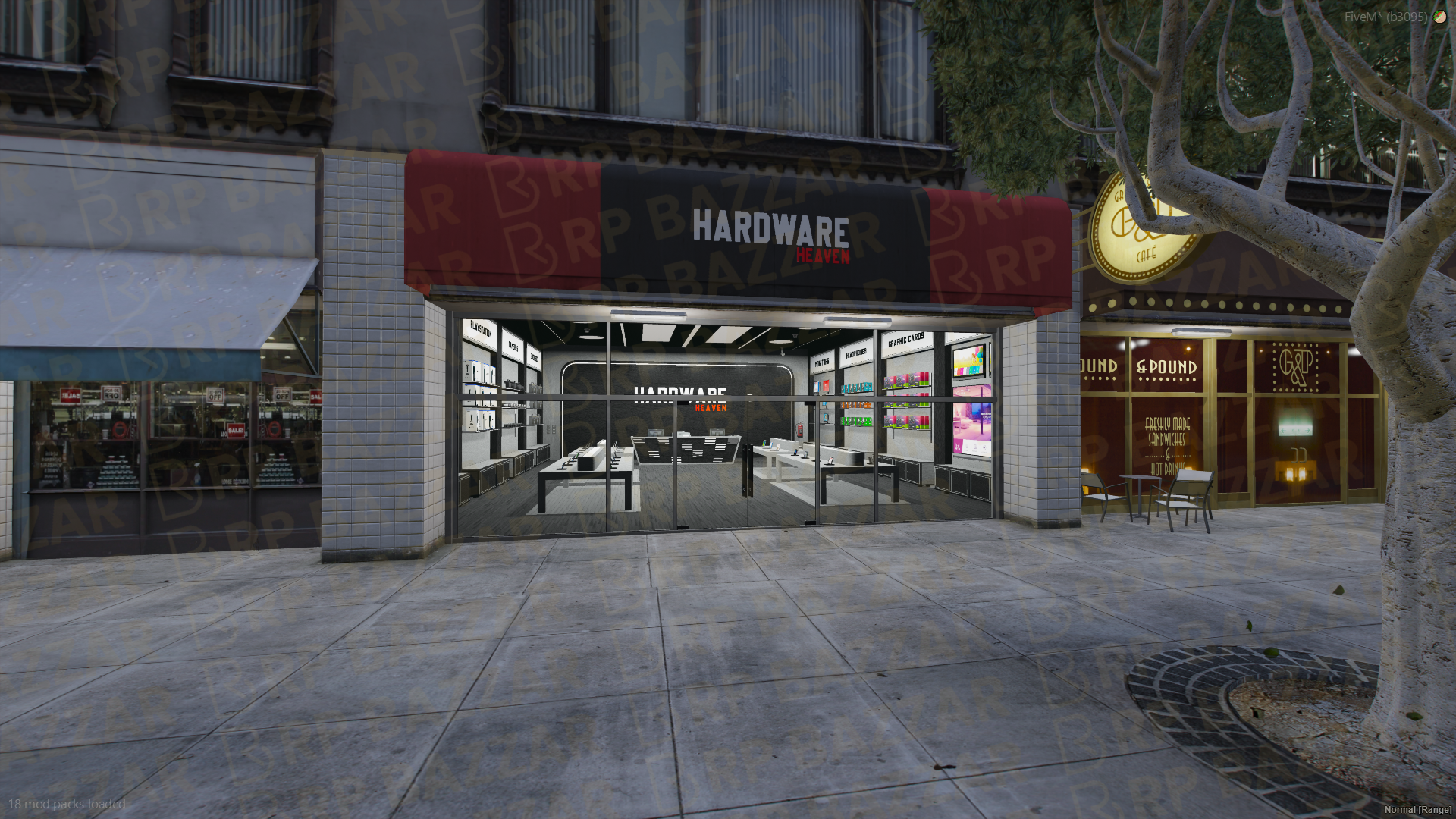 Gadget Electronic Store FiveM MLO — GTA RP Interior — ESX QB QBOX — RPBazzar