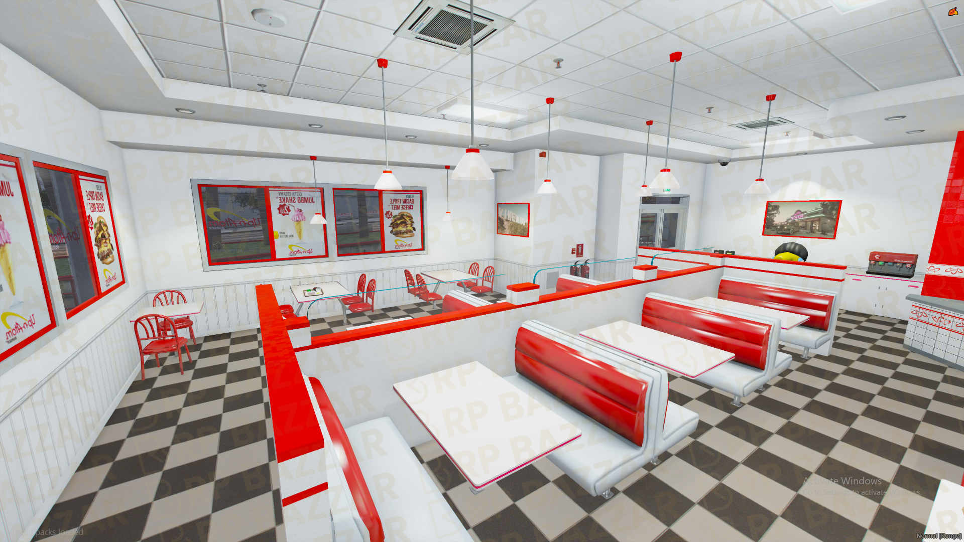 Retro Kitchen FiveM MLO — GTA RP Interior — ESX QB QBOX — RPBazzar