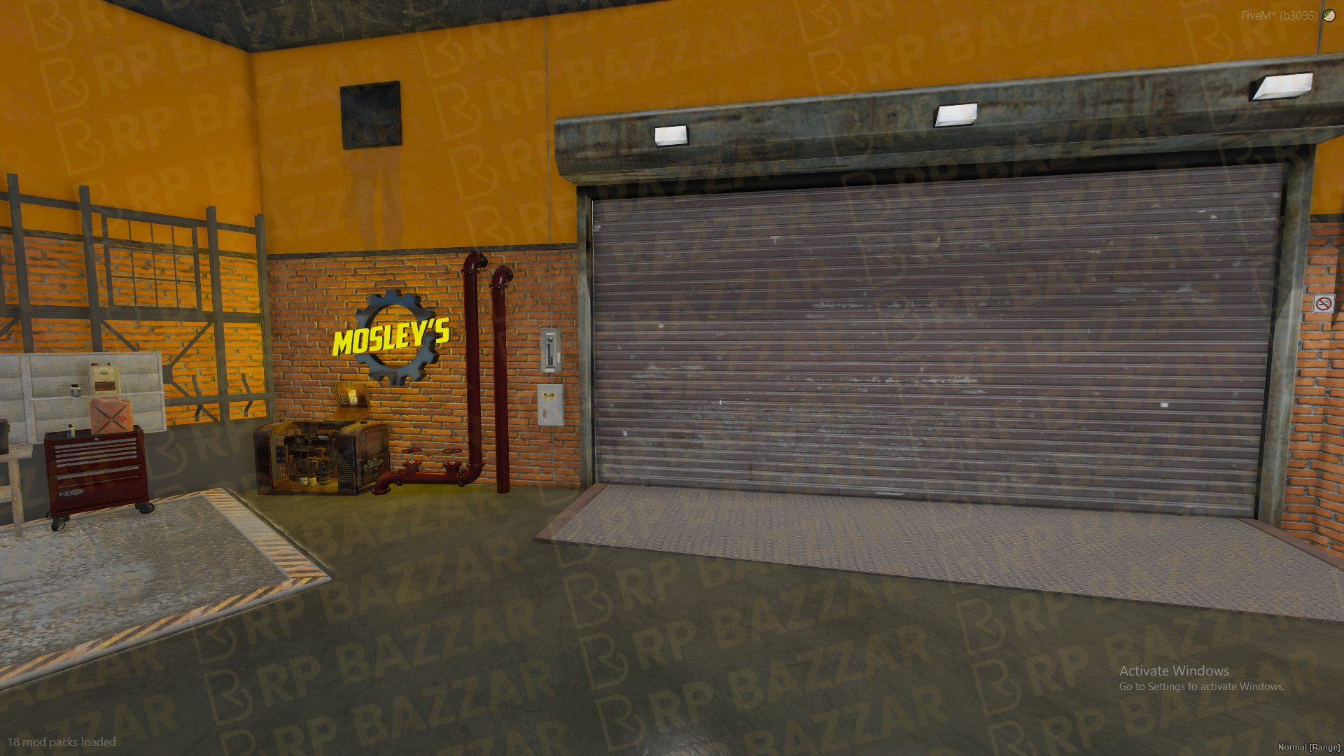 Eastside Mechanic Shop FiveM MLO — GTA RP Interior — ESX QB QBOX — RPBazzar