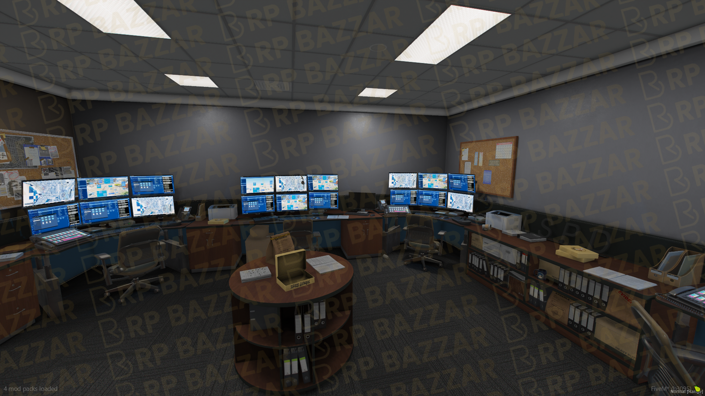 Border Police Station FiveM MLO — GTA RP Interior — ESX QB QBOX — RPBazzar