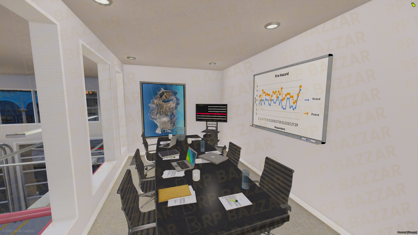 Industrial Fire Department FiveM MLO — GTA RP Interior — ESX QB QBOX — RPBazzar